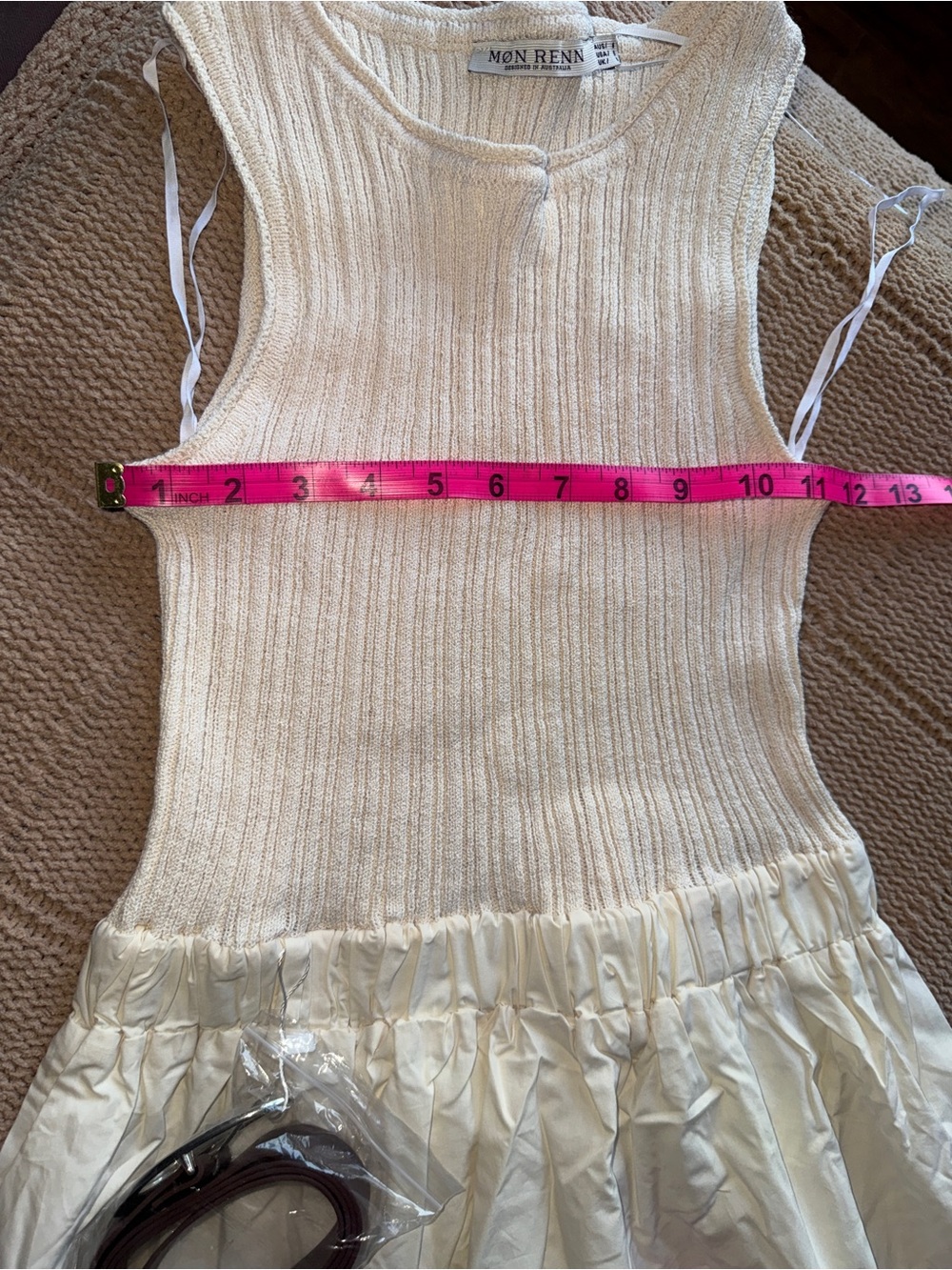 215.  Mon Renn Elemental Knit Combo Dress - Picture 6 of 15